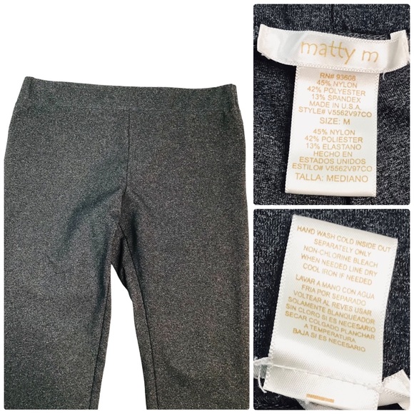MATTY M - Live In Leggings Heather/Charcoal Gray - M - Picture 14 of 15